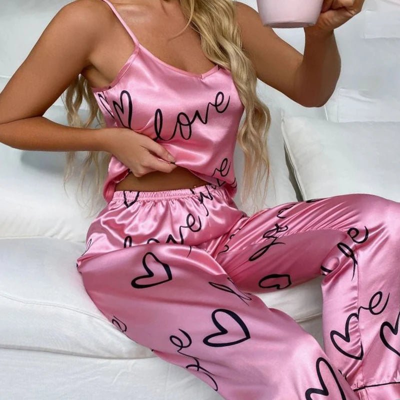 Satin Elegance Pajama Set - Image 18