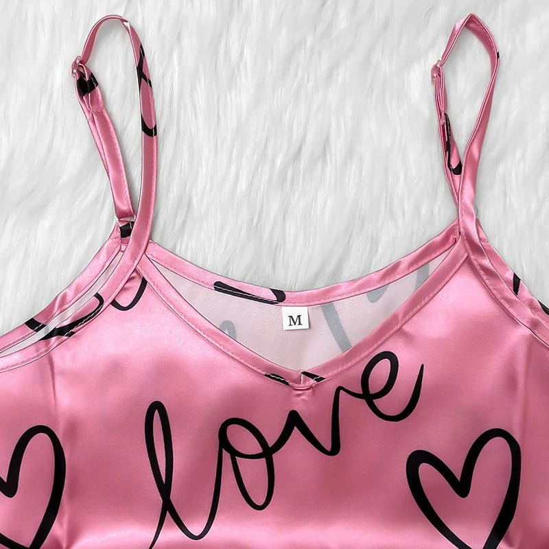 Satin Elegance Pajama Set - Image 3