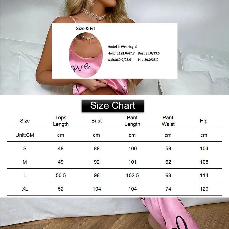 Satin Elegance Pajama Set - Image 6