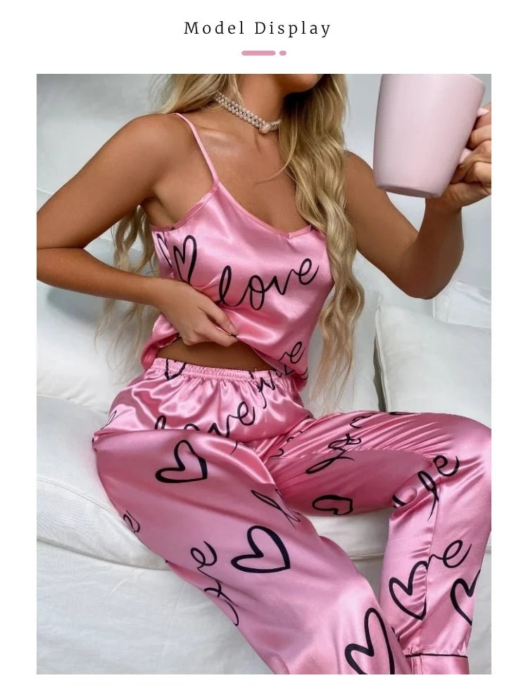 Satin Elegance Pajama Set - Image 10