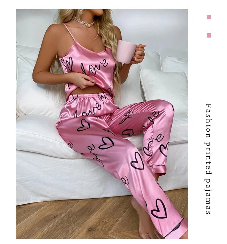 Satin Elegance Pajama Set - Image 12