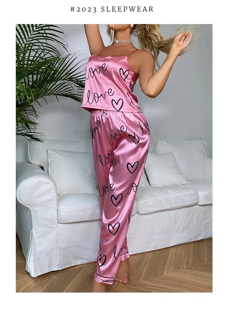 Satin Elegance Pajama Set - Image 11