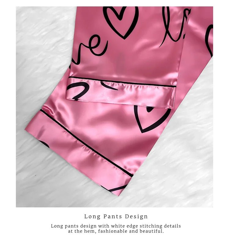 Satin Elegance Pajama Set - Image 17